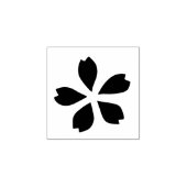 Cherry Blossom Sakura Single Blume 01. Gummistempel (Prägung)
