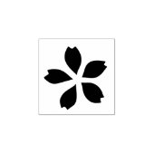 Cherry Blossom Sakura Single Blume 04. Gummistempel (Prägung)