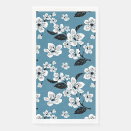 CHERRY BLOSSOM - SAKURA (SMOKY BLUE) SERVIETTE
