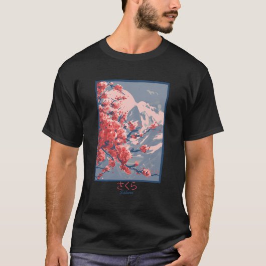 Cherry Blossom Sakura T-Shirt (Vorderseite)
