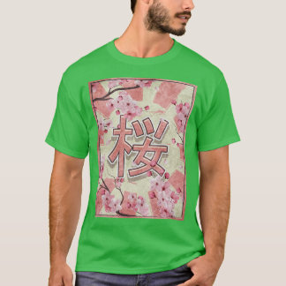 Cherry Blossom Sakura Tree Japanischer ästhetische T-Shirt
