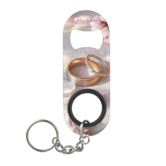 Cherry Blossom, Sakura und Hochzeitsrings #2 Mini Flaschenöffner