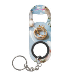 Cherry Blossom, Sakura und Hochzeitsrings #3 Mini Flaschenöffner