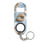 Cherry Blossom, Sakura und Hochzeitsrings #3 Mini Flaschenöffner (Rückseite)