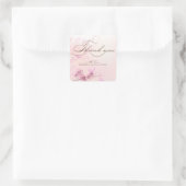 Cherry Blossom/Sakura Wedding Danke Stickers (Tasche)