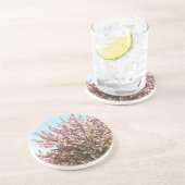 Cherry Blossom Sandstein Untersetzer (Seite)