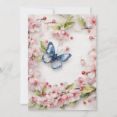 Cherry Blossom Save The Date (Rückseite)