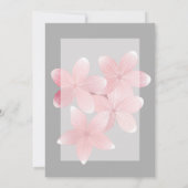 Cherry Blossom Save the Date Einladung (Rückseite)