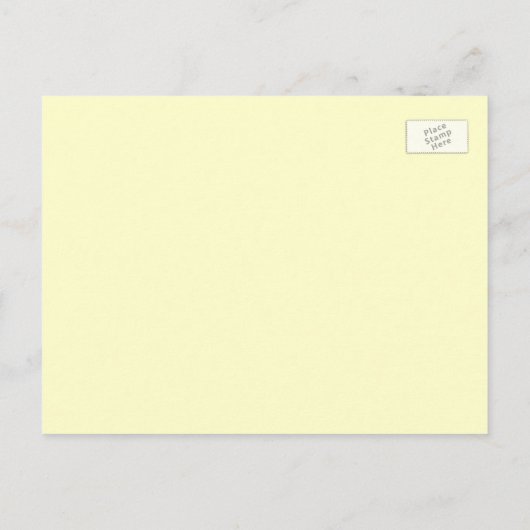 Cherry Blossom Save the Date Postkarte (Rückseite)