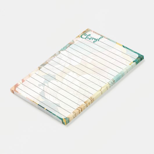 Cherry Blossom School Girl Notes Post-it Klebezettel (angewinkelt)