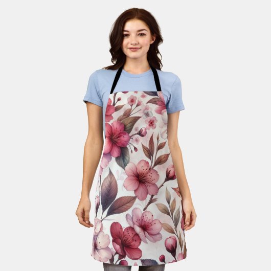 Cherry Blossom Schürze (Getragen)