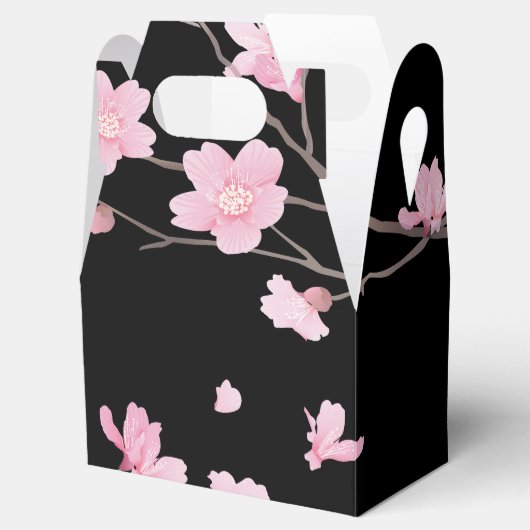 Cherry Blossom - Schwarz Geschenkschachtel (Geöffnet)