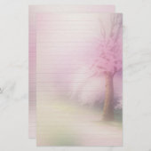 Cherry Blossom Scrapbook Ephemera & Writing Paper Briefpapier (Vorne/Hinten)