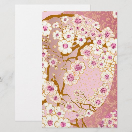 Cherry Blossom Seifenwrap Papier (Vorne/Hinten)