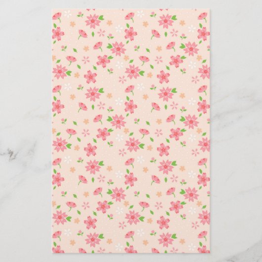 Cherry Blossom Seifenwrap Papier (Vorderseite)
