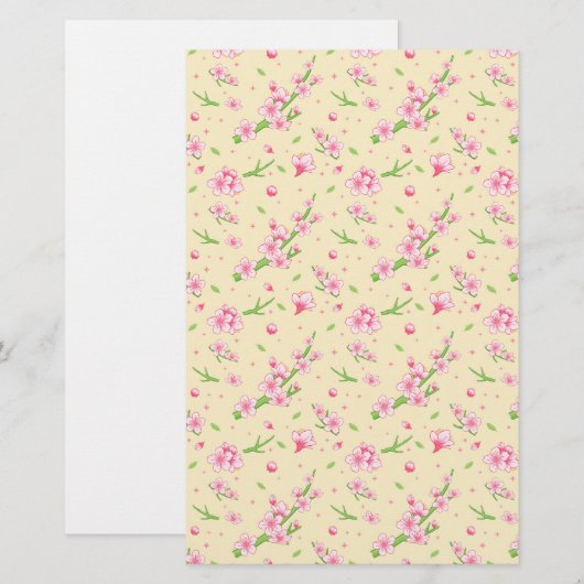 Cherry Blossom Seifenwrap Papier (Vorne/Hinten)