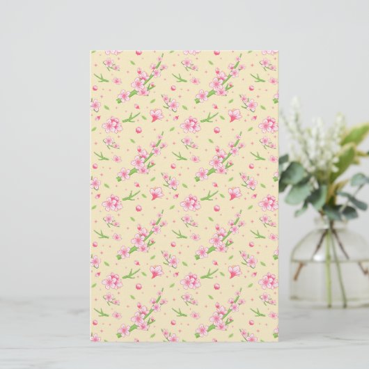 Cherry Blossom Seifenwrap Papier (Stehend Vorderseite)