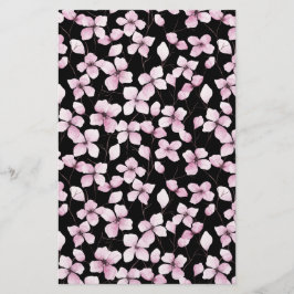 Cherry Blossom Seifenwrap Papier - Schwarzer Hinte