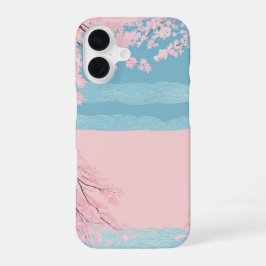 Cherry Blossom Seigaiha Phone Case iPhone 16 Hülle