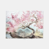 Cherry Blossom Serenade Fleecedecke (Vorderseite (Horizontal))