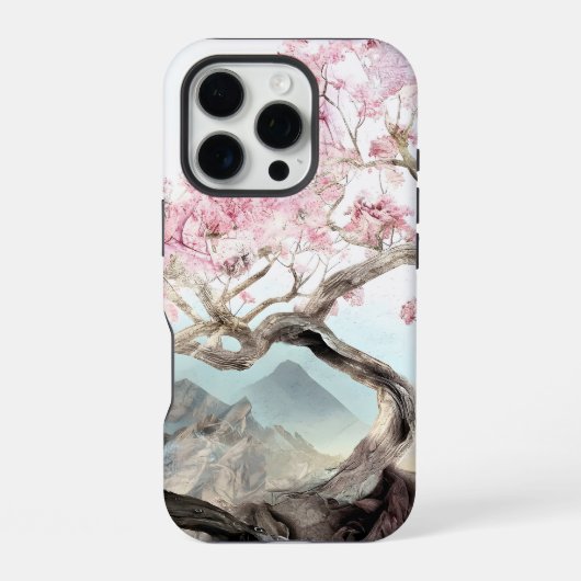 Cherry Blossom Serenade iPhone Hülle (Rückseite)