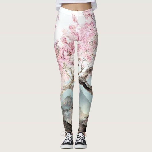 Cherry Blossom Serenade Leggings (Vorderseite)