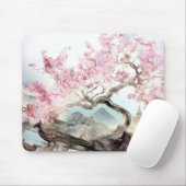 Cherry Blossom Serenade Mousepad (Mit Mouse)