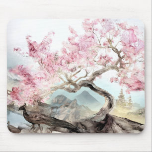 Cherry Blossom Serenade Mousepad