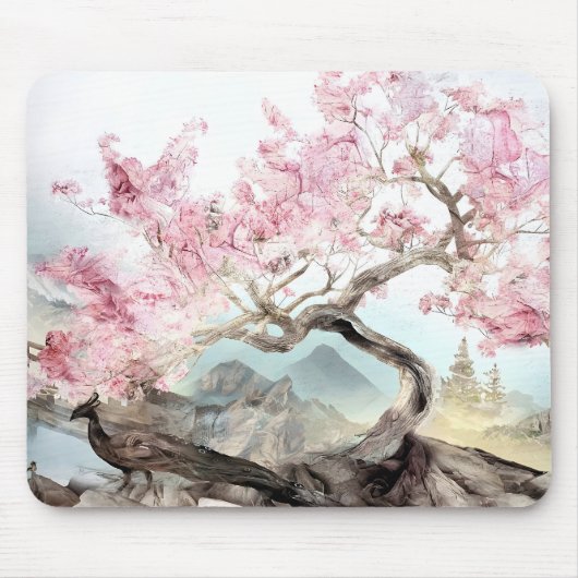 Cherry Blossom Serenade Mousepad (Vorne)