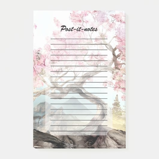 Cherry Blossom Serenade Post-it Klebezettel (Vorderseite)