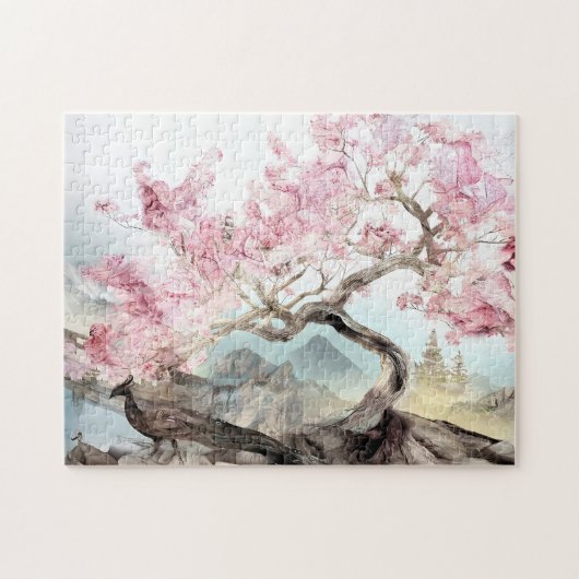 Cherry Blossom Serenade Puzzle (Horizontal)