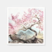 Cherry Blossom Serenade Serviette (Vorderseite)