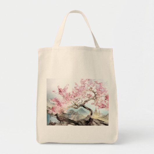 Cherry Blossom Serenade Tragetasche (Vorne)