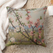 Cherry Blossom Serenity - Botanical Pillow Art Kissen (Decke)