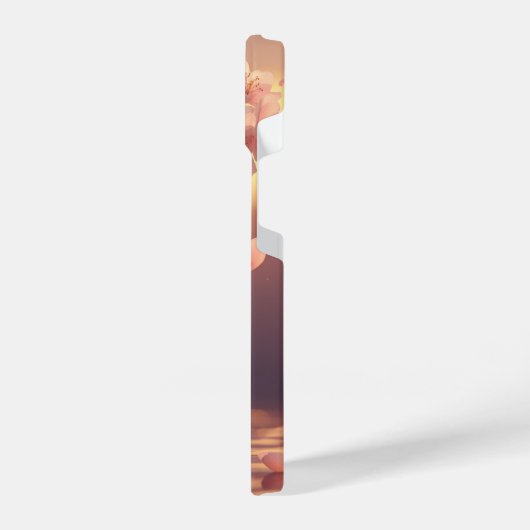 Cherry Blossom Serenity – Elegant Sakura Branch i iPhone Hülle (Linke Seite)