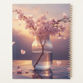 Cherry Blossom Serenity – Elegant Sakura Branch i Planer (Rückseite)