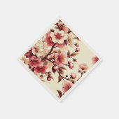 Cherry Blossom Serviette (Ecke)