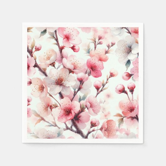 Cherry Blossom Serviette (Vorderseite)
