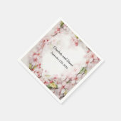 Cherry Blossom Serviette (Ecke)