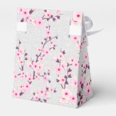 Cherry Blossom Silver Glitzer Vielen Dank für Ihr Geschenkschachtel (Rückseite)