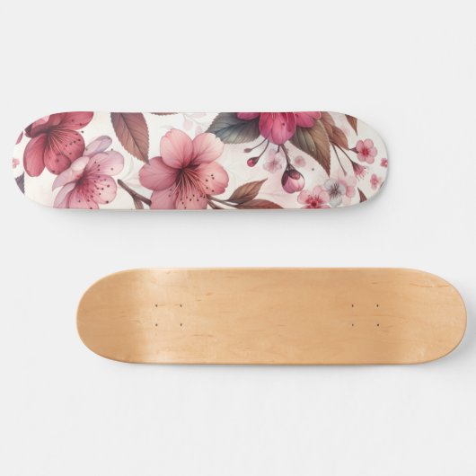 Cherry Blossom Skateboard (Horizontal)
