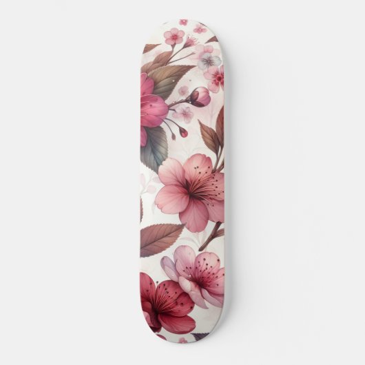 Cherry Blossom Skateboard (Vorderseite)