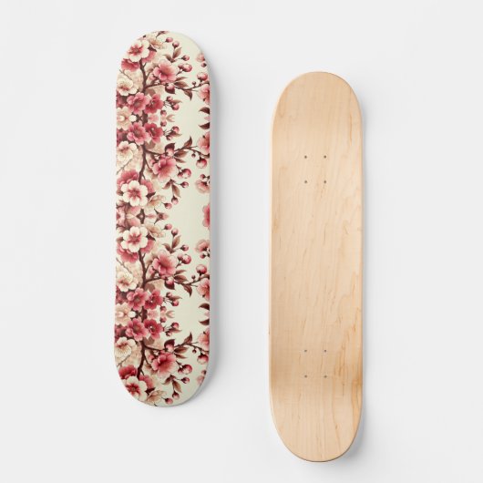 Cherry Blossom Skateboard (Vorderseite)