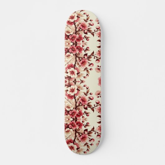 Cherry Blossom Skateboard (Vorne)