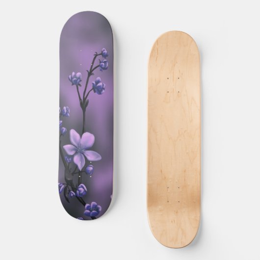 Cherry Blossom Skateboard Deck (Vorderseite)