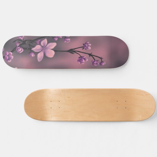 Cherry Blossom Skateboard Deck (Horizontal)