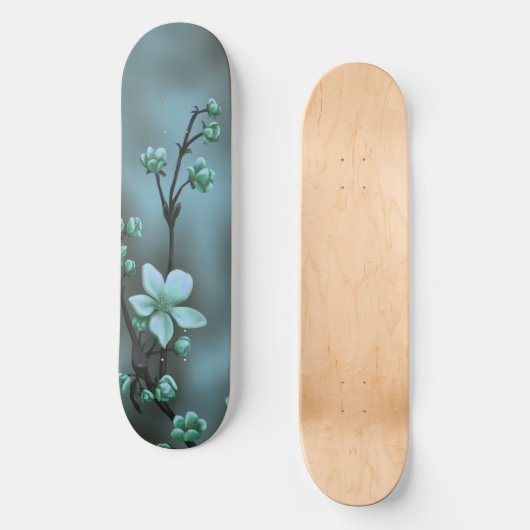 Cherry Blossom Skateboard Deck (Vorderseite)