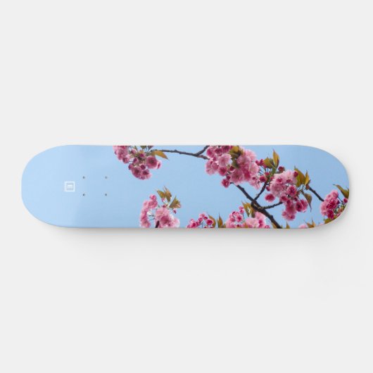 Cherry Blossom Skateboard von Evlear (Horizontal)