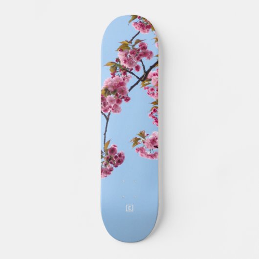 Cherry Blossom Skateboard von Evlear (Vorderseite)