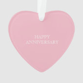 Cherry Blossom - Sky Blue - GLÜCKLICHES JAHR Ornament (Rückseite)